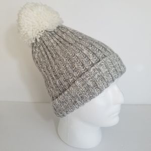 J. Crew Chunky Beanie with Pom Pom Hat NWT
